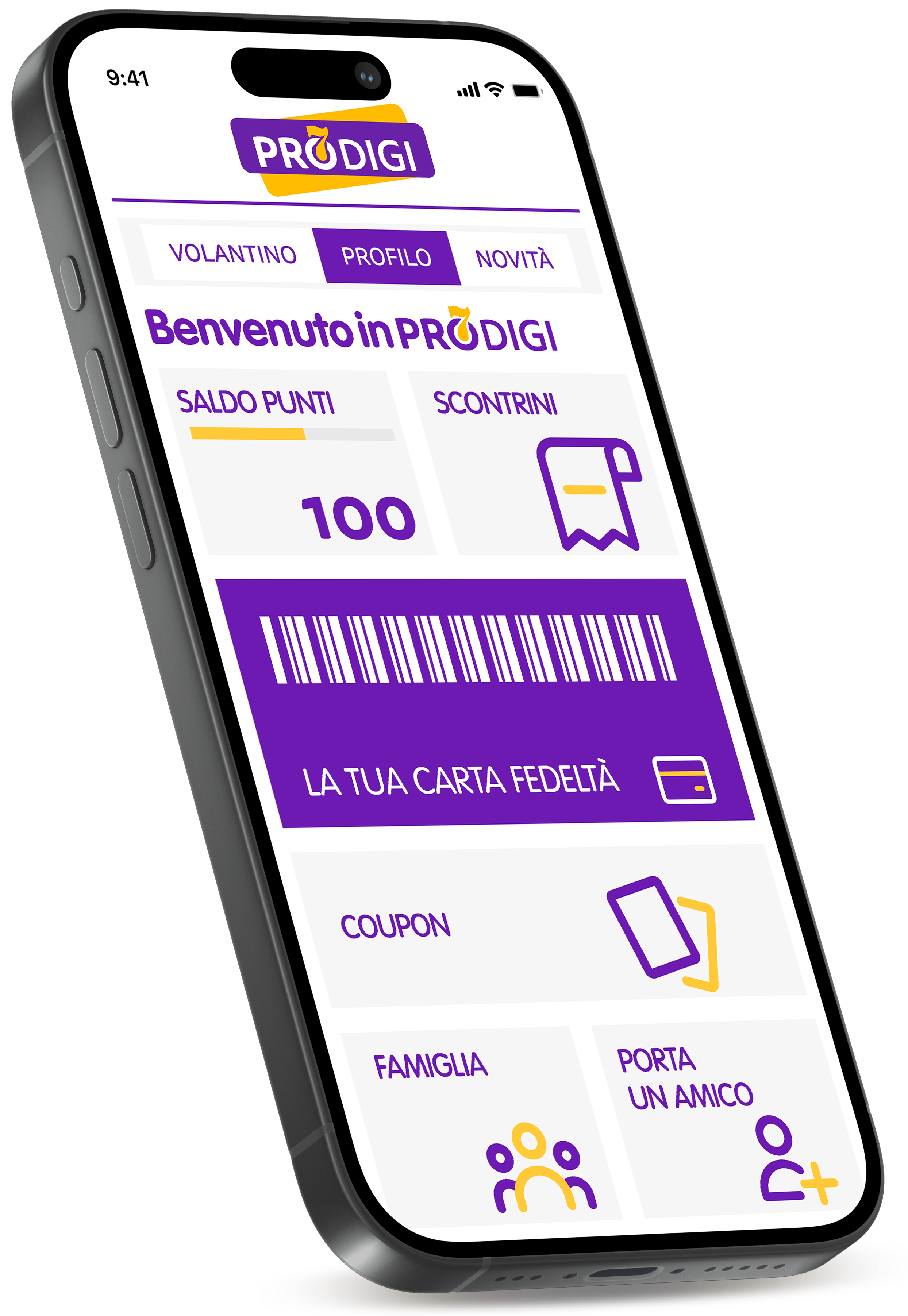App PROdigi su smartphone